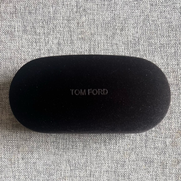 Tom Ford Hard Shell Eyewear Case Brown Velvet Good Condition - Picture 1 of 6